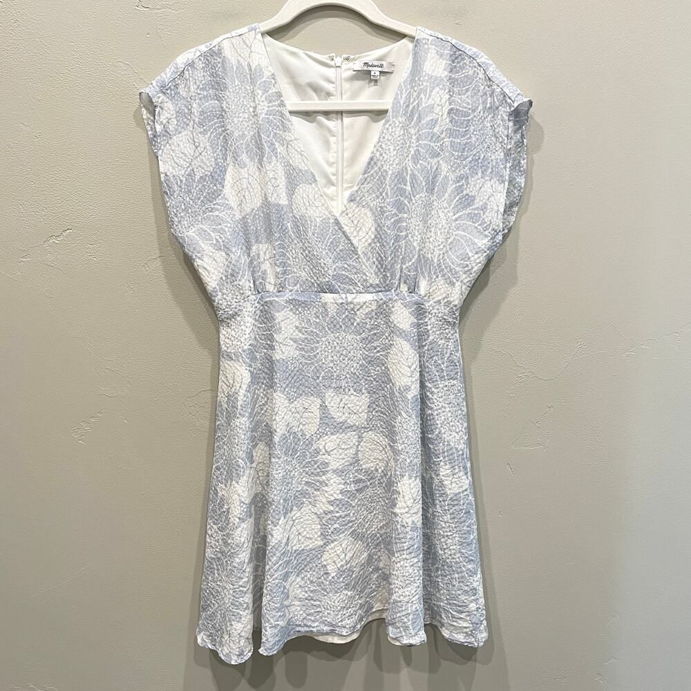 Madewell Crossover Mini Dress in Sunflower Season - Size: 0